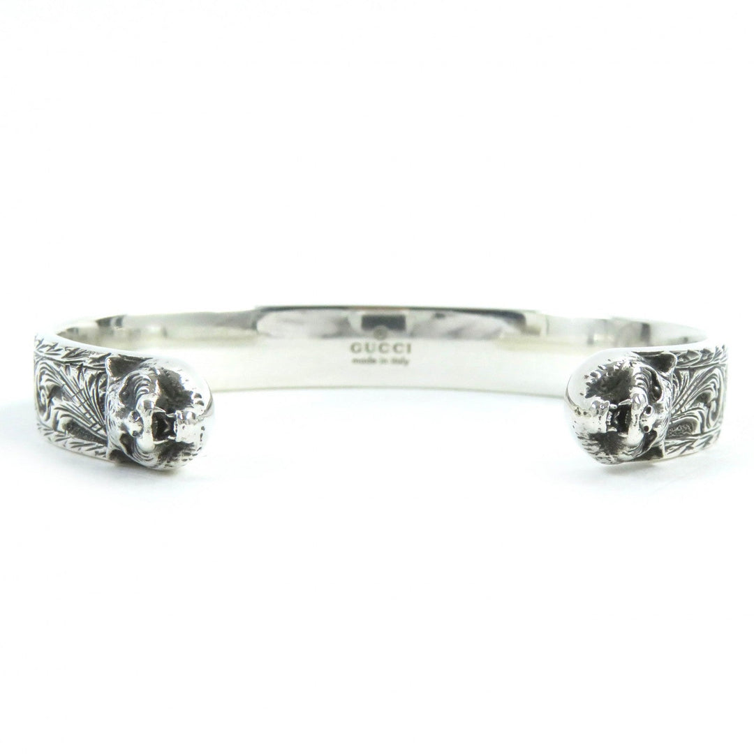 GUCCI Bangle Main�FAG925 Silver mens 17 Used Authentic