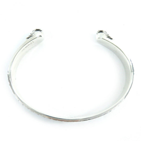 GUCCI Bangle Main�FAG925 Silver mens 17 Used Authentic
