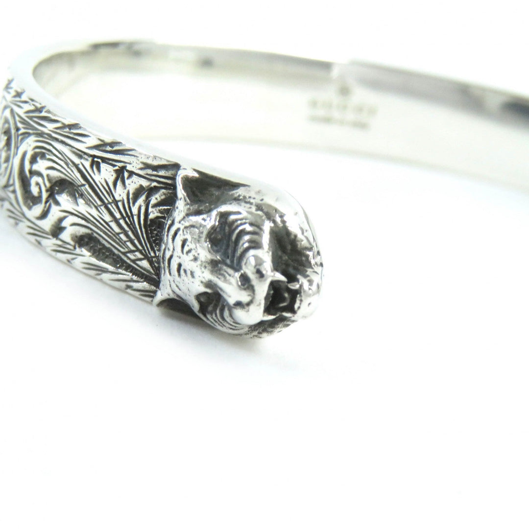 GUCCI Bangle Main�FAG925 Silver mens 17 Used Authentic