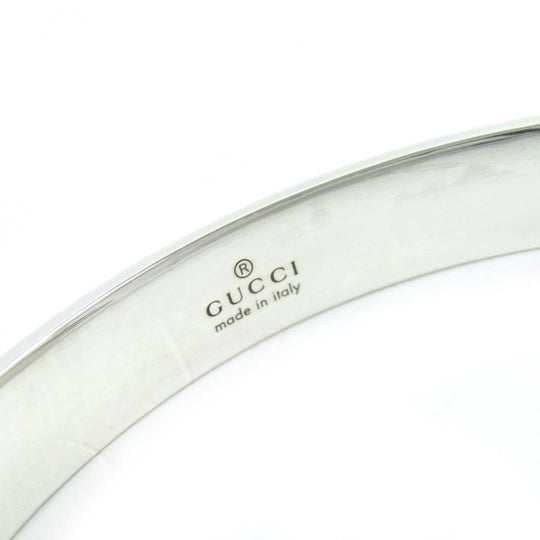 GUCCI Bangle Main�FAG925 Silver mens 17 Used Authentic
