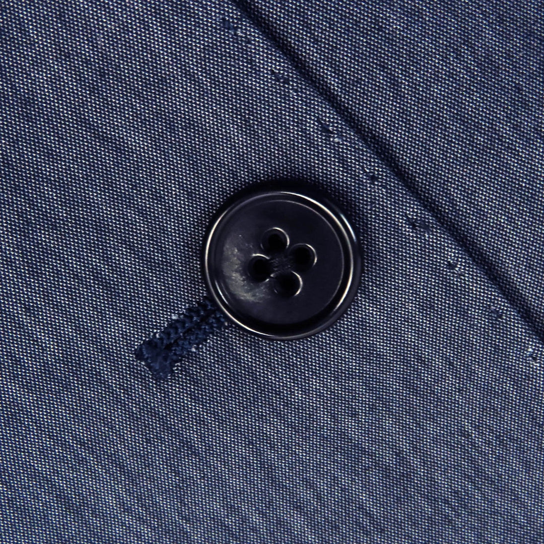 EMPORIO ARMANI suit Outer: 81% cotton, Outer: 19% polyurethane, Lining: 50% acetate, Lining: 50% rayon, Sleeve lining: 100% rayon Navy M LINE mens 46 Used Authentic