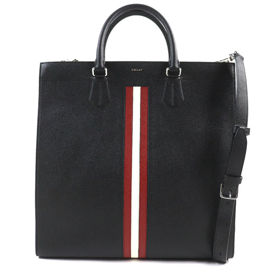 BALLY Shoulder Bag Main: Leather black red beige SAMOA TSP Samoa mens Used Authentic
