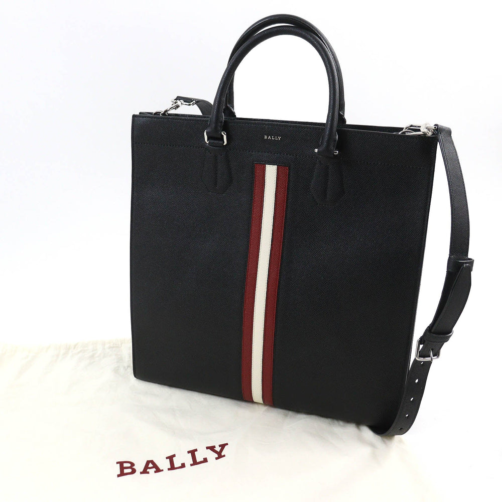 BALLY Shoulder Bag Main: Leather black red beige SAMOA TSP Samoa mens Used Authentic