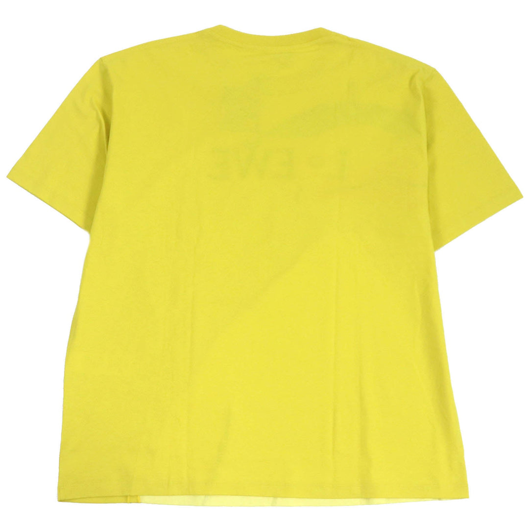 LOEWE Short sleeve T-shirt S928Y22J03 Main: 100% cotton, Part: 100% polyester yellow mens M Used Authentic