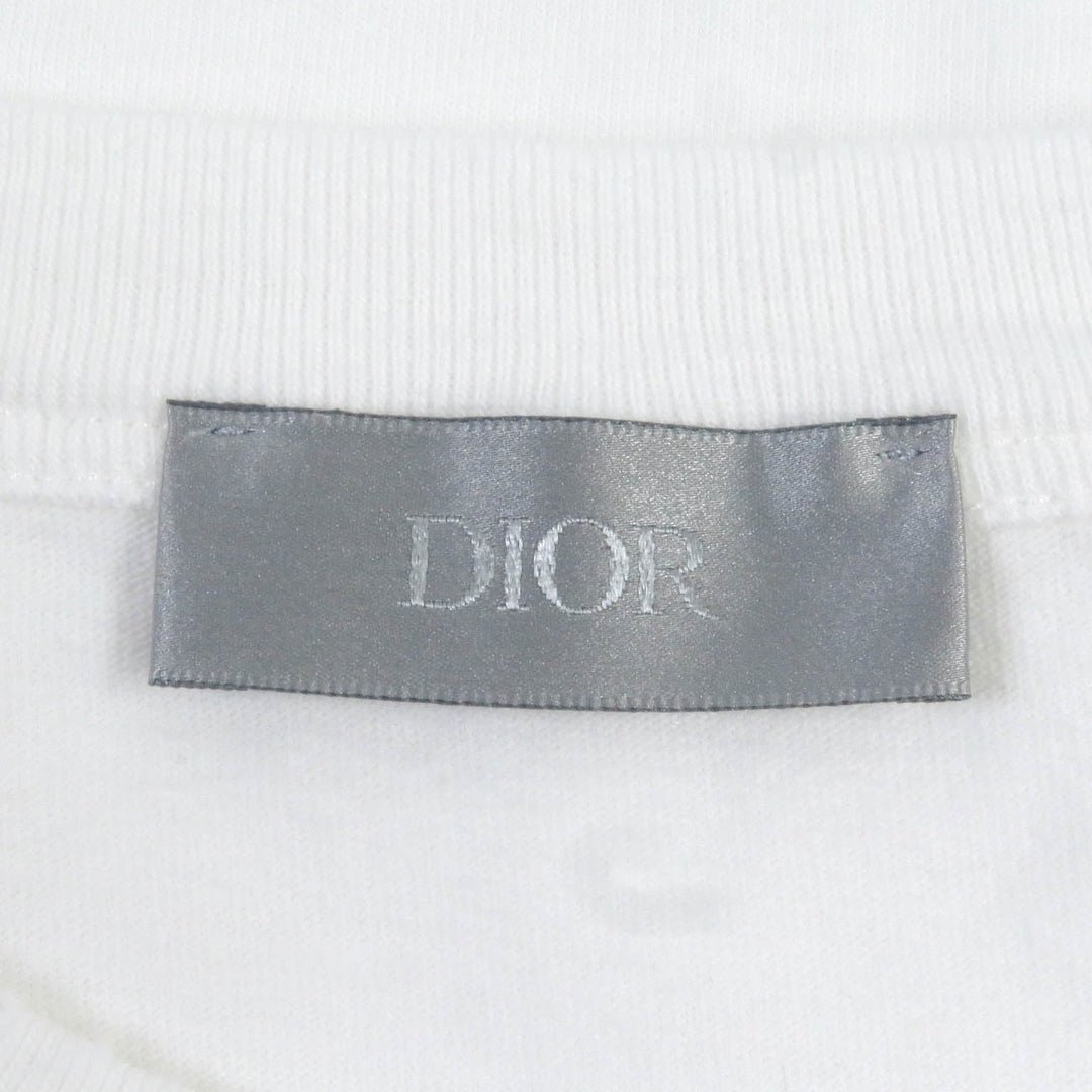 Dior HOMME Short sleeve T-shirt 313J647A0817 cotton white M