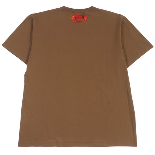 Dior HOMME Short sleeve T-shirt 283J641B0677 Main: 100% cotton, Part: 100% polyester Brown mens XL Used Authentic