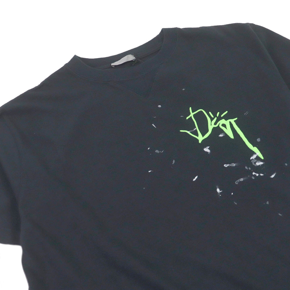 Dior HOMME Short sleeve T-shirt 283J685B0554 Main: 100% cotton black mens XS Used Authentic