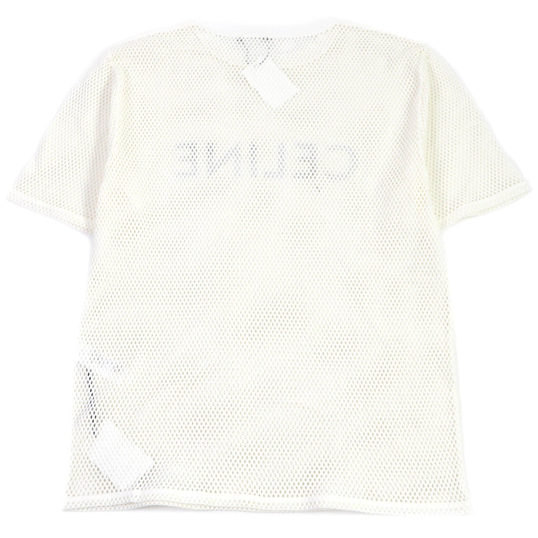 CELINE Short sleeve T-shirt 2X59A950P Main: 100% cotton white mens M Used Authentic