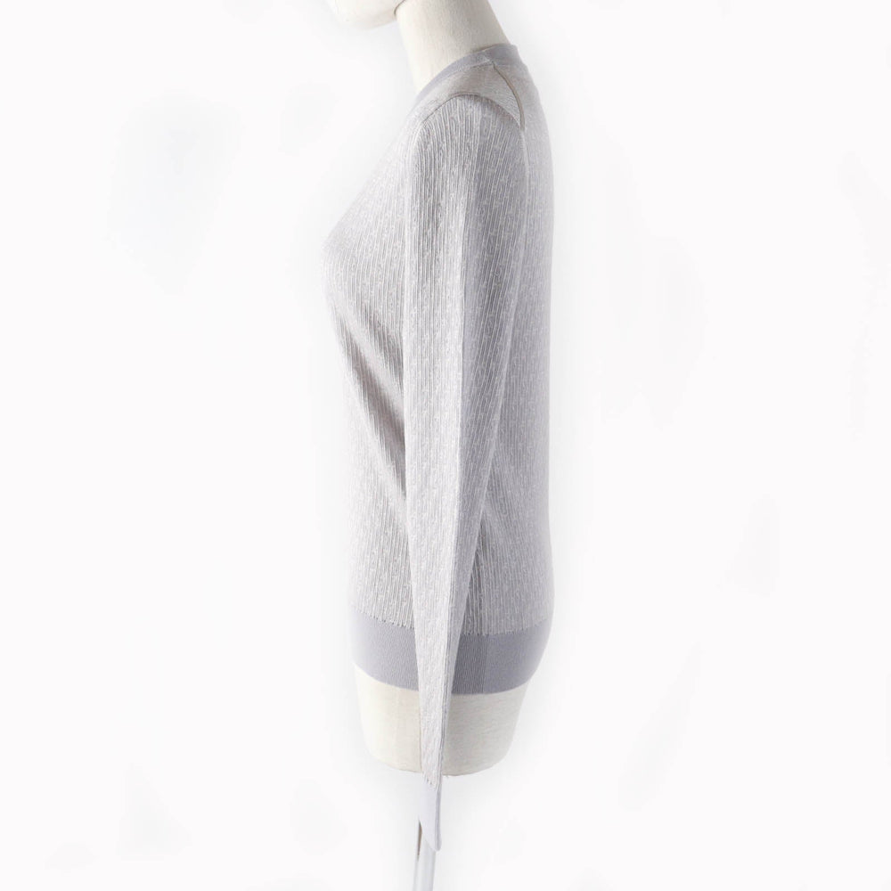 FENDI knit FZX849 Main: 67% wool, Main: 31% viscose, Main: 2% elastane gray Women 40 Used Authentic