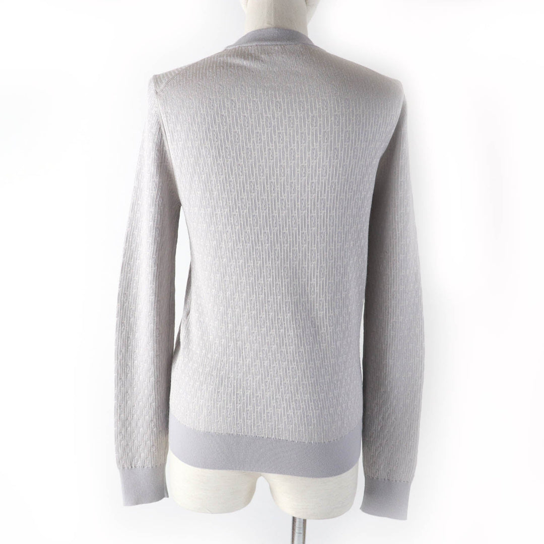 FENDI knit FZX849 Main: 67% wool, Main: 31% viscose, Main: 2% elastane gray Women 40 Used Authentic