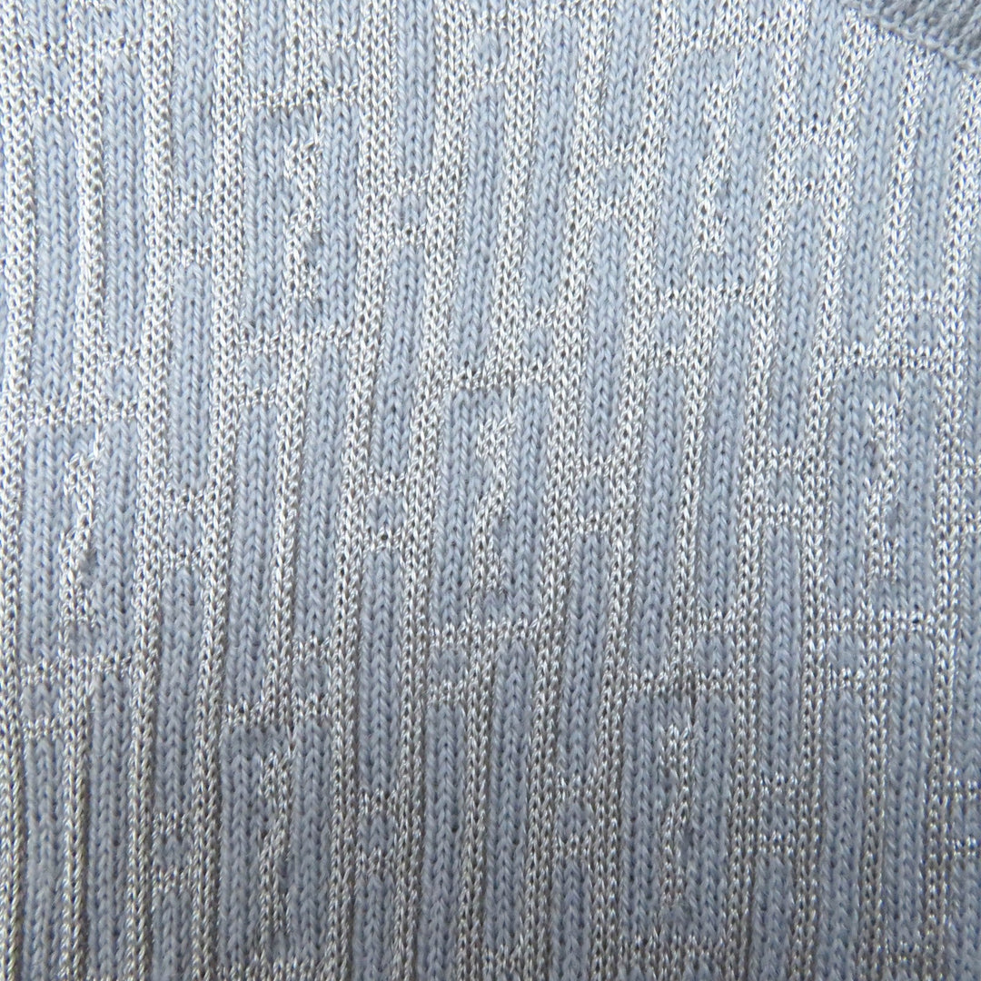 FENDI knit FZX849 Main: 67% wool, Main: 31% viscose, Main: 2% elastane gray Women 40 Used Authentic