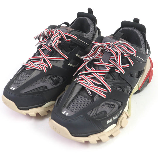 BALENCIAGA Low cut sneakers 542023 Leather black Track mens 41 Used Authentic