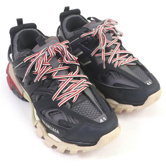 BALENCIAGA Low cut sneakers 542023 Leather black Track mens 41 Used Authentic