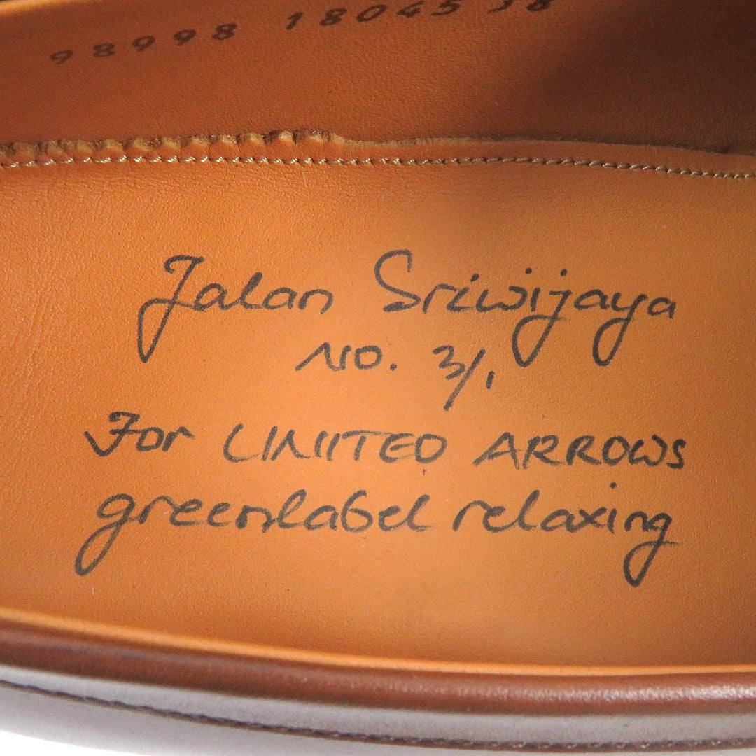 JALAN SRIWIJAYA loafers Main: Leather Brown mens 38 Used Authentic