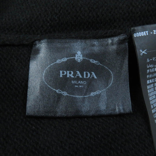 PRADA knit Main: 70% wool, Main: 30% cashmere black Women 40 Used Authentic