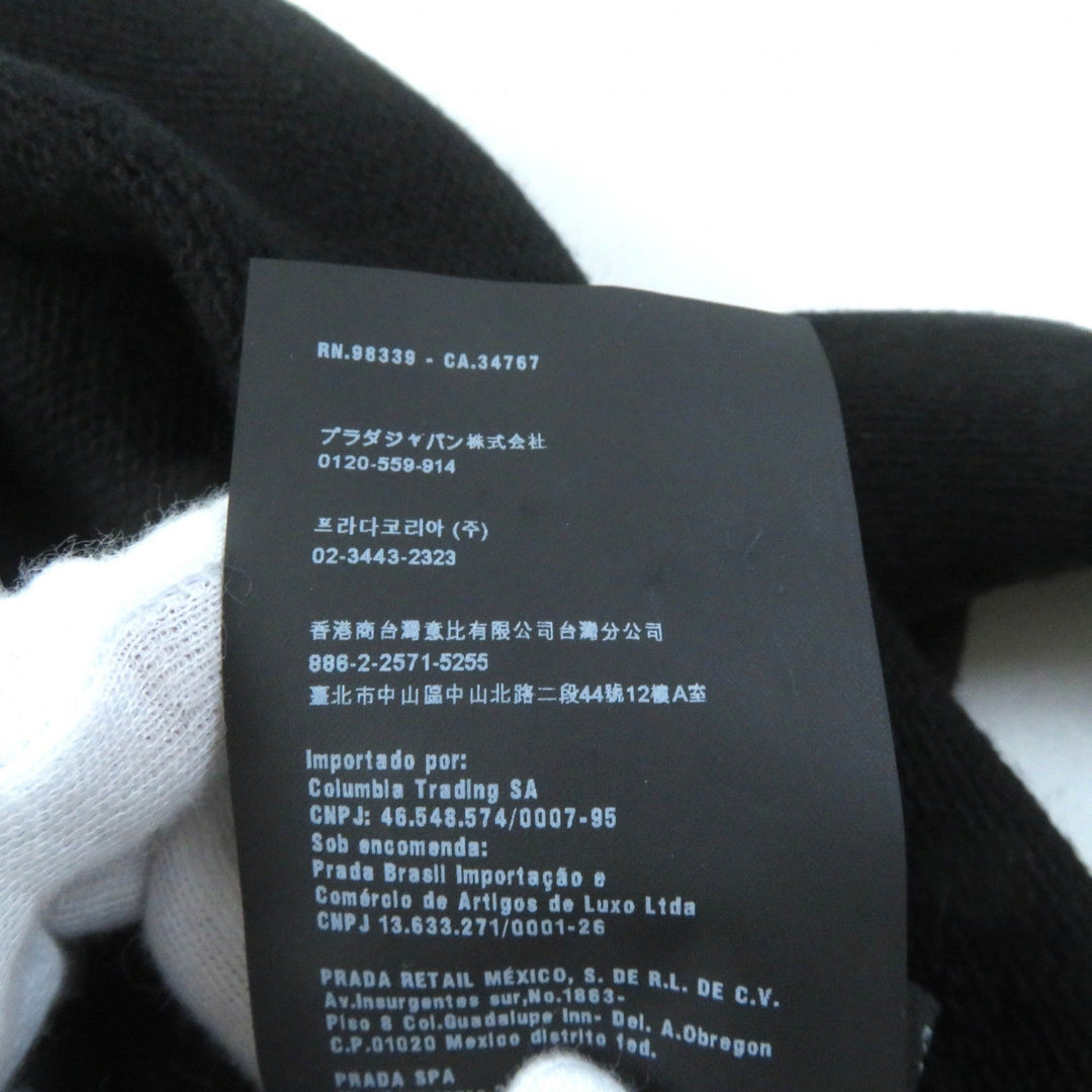 PRADA knit Main: 70% wool, Main: 30% cashmere black Women 40 Used Authentic
