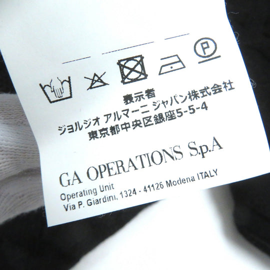 EMPORIO ARMANI knit 3Z1MY1 Main: 59% viscose, Main: 41% cotton black mens M Used Authentic