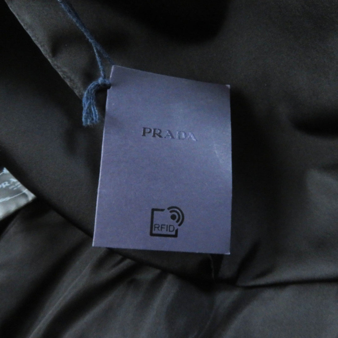 PRADA one piece P3C98 Main: 100% silk black Women 38 Used Authentic