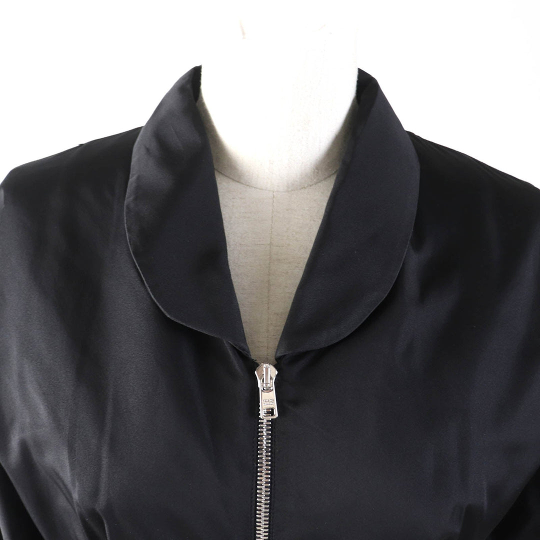 PRADA one piece P3C98 Main: 100% silk black Women 38 Used Authentic