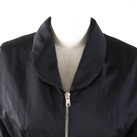 PRADA one piece P3C98 Main: 100% silk black Women 38 Used Authentic
