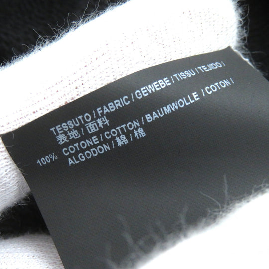 BALENCIAGA Hoodie 651795 Main: 100% cotton black mens L Used Authentic