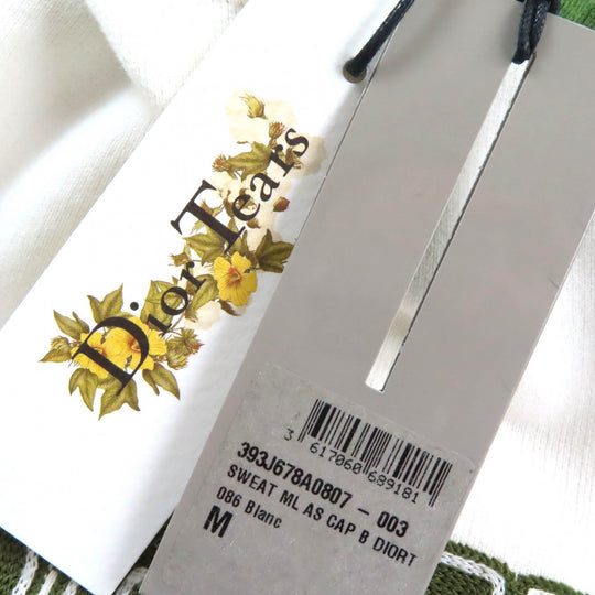Dior HOMME Hoodie 393J678A0807 Main: 100% cotton, some parts: 50% wool, some parts: 50% acrylic Green white mens M Used Authentic