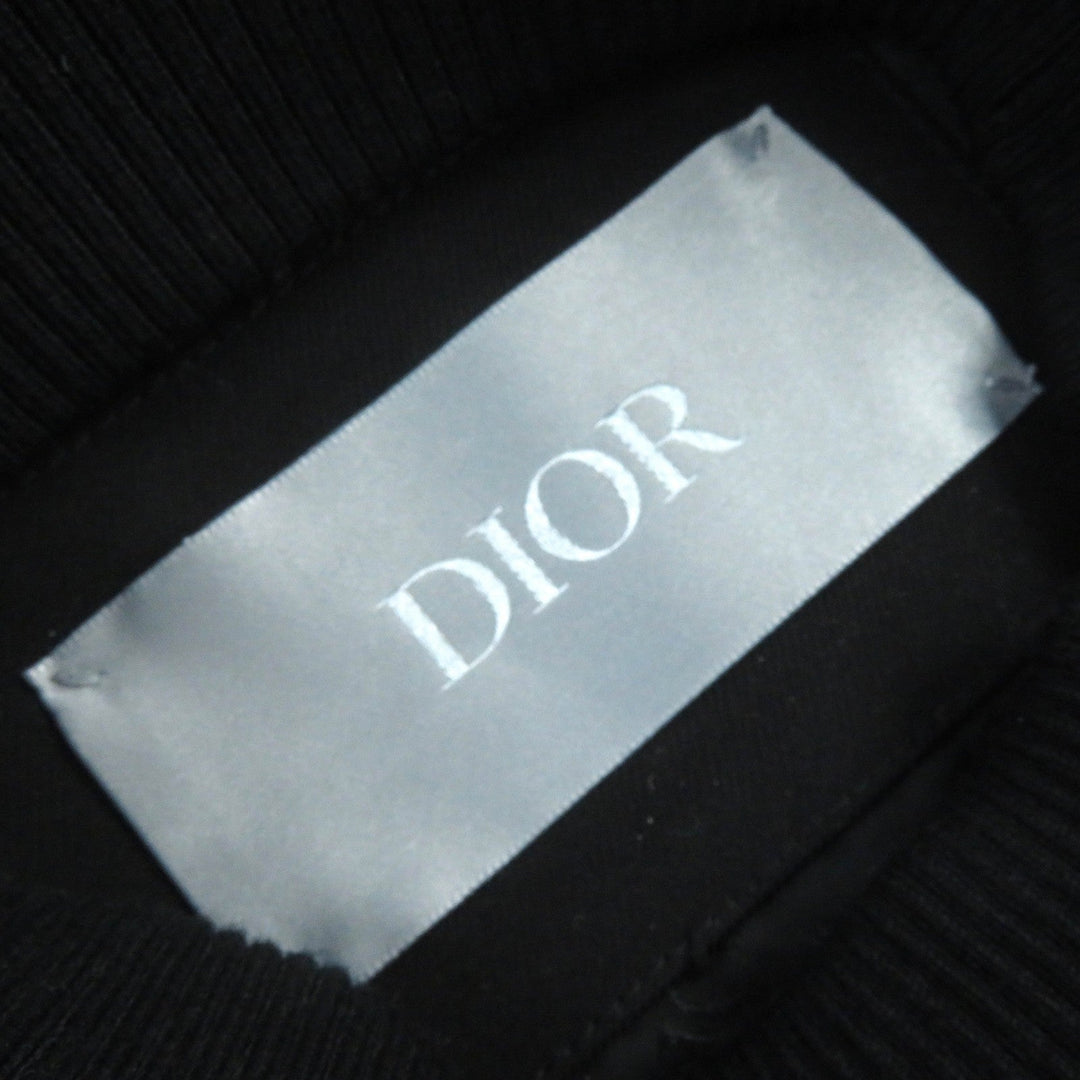 Dior HOMME sweat 283C683A3225 Outer: 100% cotton, Lining: 100% cupra, Part: 38% glass, Part: 30% cotton, Part: 20% polyester black mens 46 Used Authentic