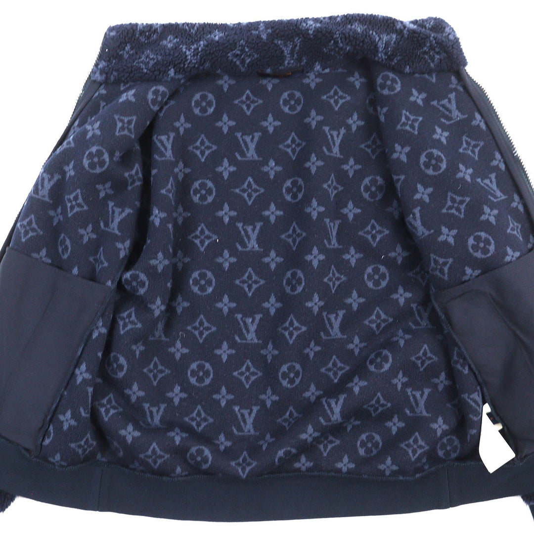 LOUIS VUITTON Blouson Main: 100% polyester Navy Blue type mens S Used Authentic