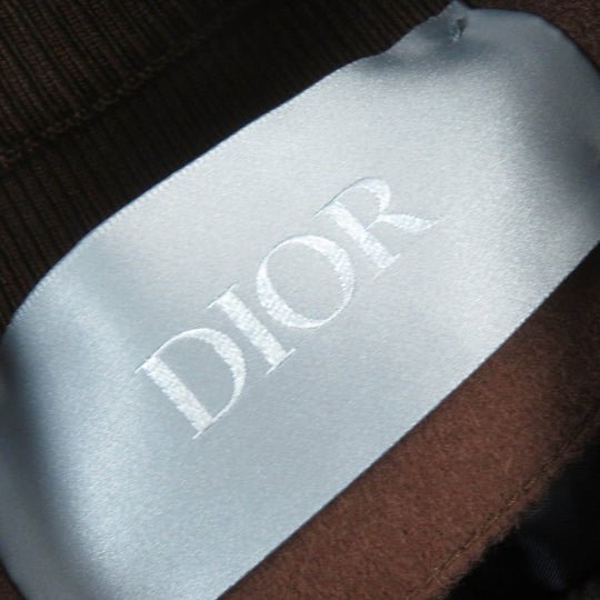 Dior HOMME sweat 283C683A3225 Outer: 100% cotton, Lining: 100% cupra, Part: 38% glass, Part: 30% cotton, Part: 20% polyester Brown mens 48 Used Authentic