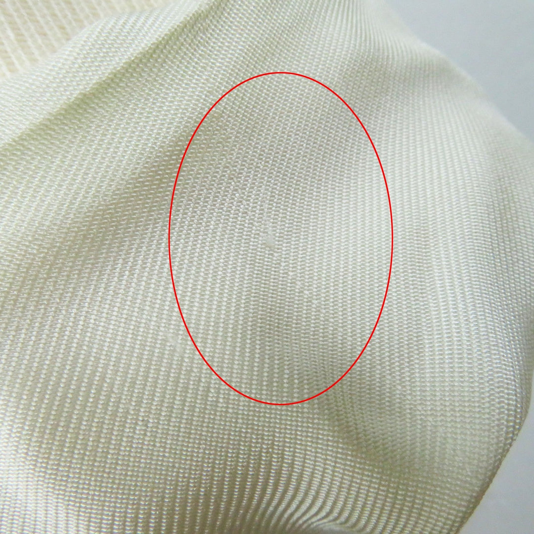 HERMES Other outerwear Outer: 95% wool, Outer: 5% cashmere, Lining: 65% rayon, Lining: 35% silk, Part: sheepskin Ivory beige Prefall collection Women 36 Used Authentic