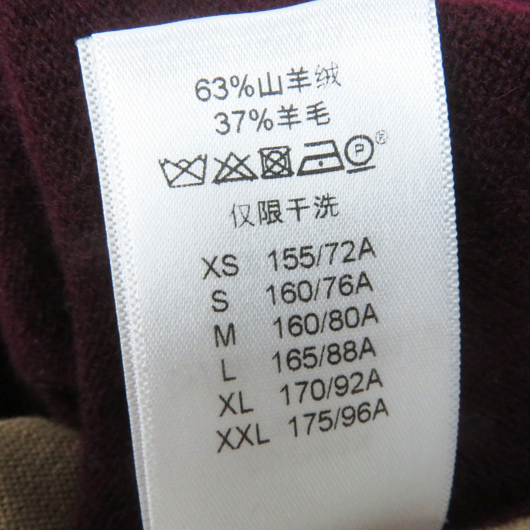 CELINE knit Main: 63% cashmere, Main: 37% wool Bordeaux Pink Phoebe Philo Women M Used Authentic