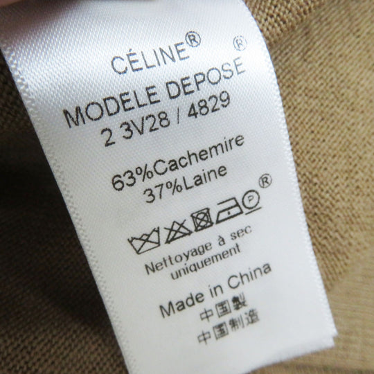 CELINE knit Main: 63% cashmere, Main: 37% wool Bordeaux Pink Phoebe Philo Women M Used Authentic