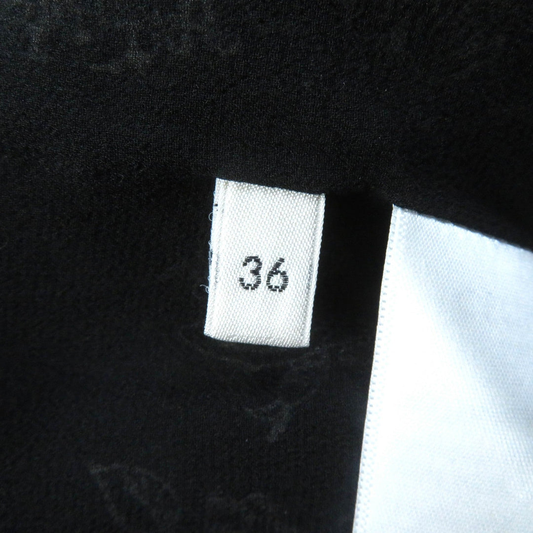 CELINE dress 2R13J545V Outer: 100% silk, Lining: 100% silk black Lavalliere mini dress Women 36 Used Authentic