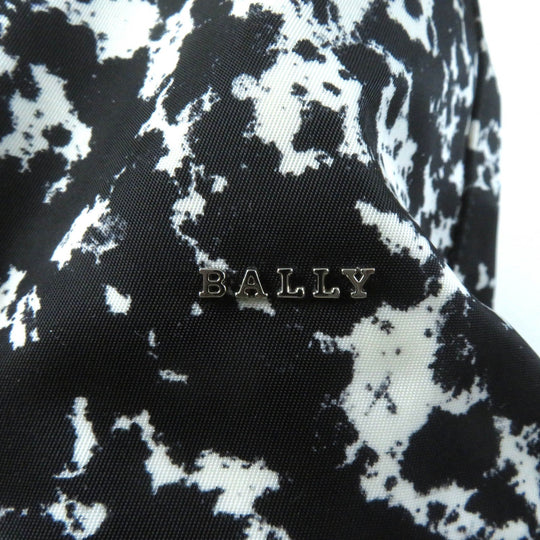 BALLY Tote Bag leather Black White WOLFSON TOTE mens(Unisex) Used Authentic