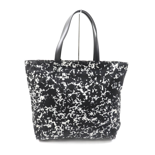 BALLY Tote Bag leather Black White WOLFSON TOTE mens(Unisex) Used Authentic