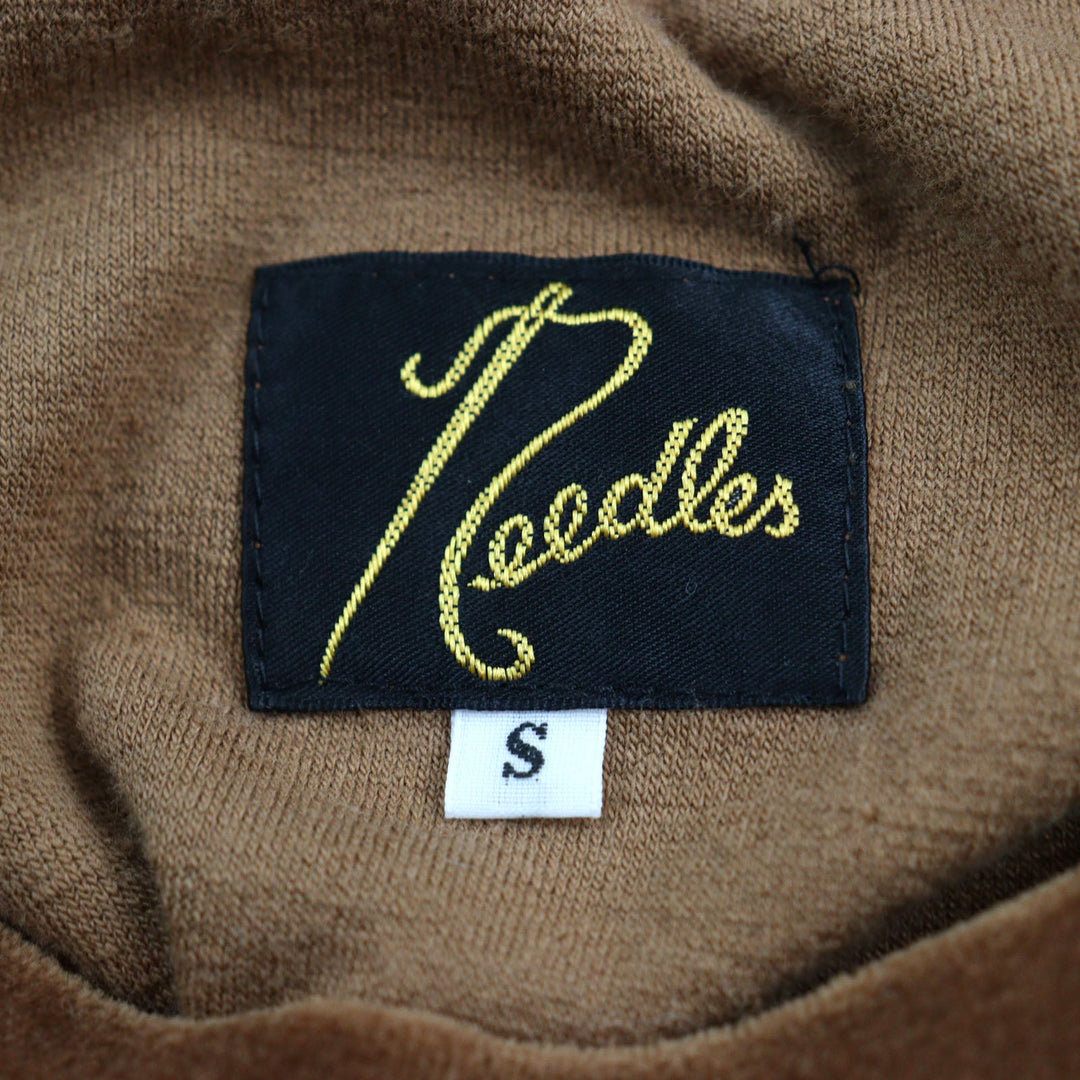 Needles setup KP433/KP435 Main: 80% cotton, Main: 20% polyester, Part: 100% polyester, Part: 100% rayon Brown purple mens S Used Authentic