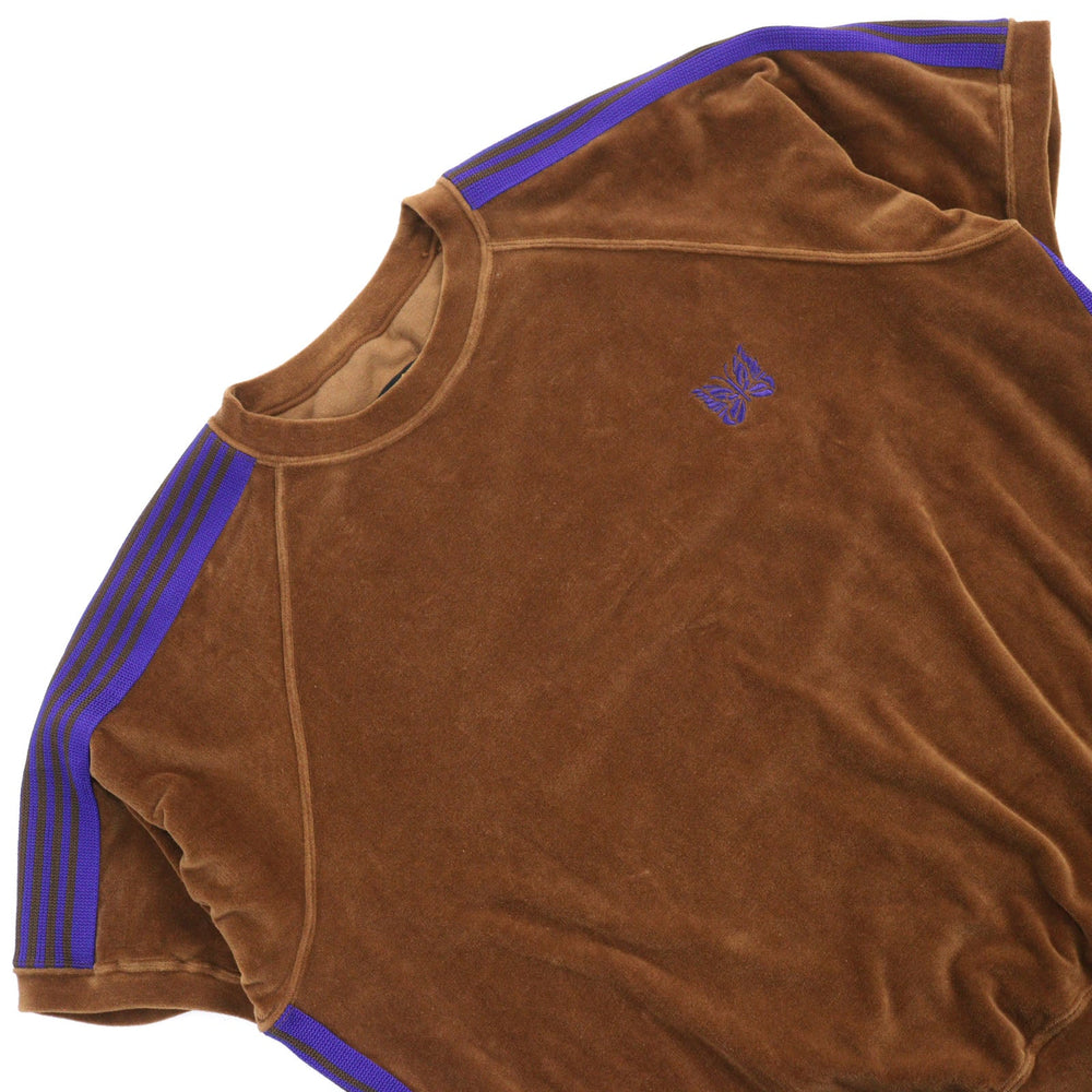 Needles setup KP433/KP435 Main: 80% cotton, Main: 20% polyester, Part: 100% polyester, Part: 100% rayon Brown purple mens S Used Authentic