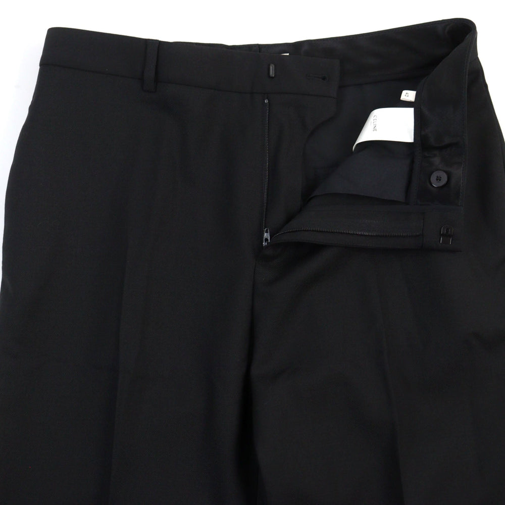 CELINE Pants 2P209673D Outer: 100% wool, Part: 100% cotton black mens 40 Used Authentic