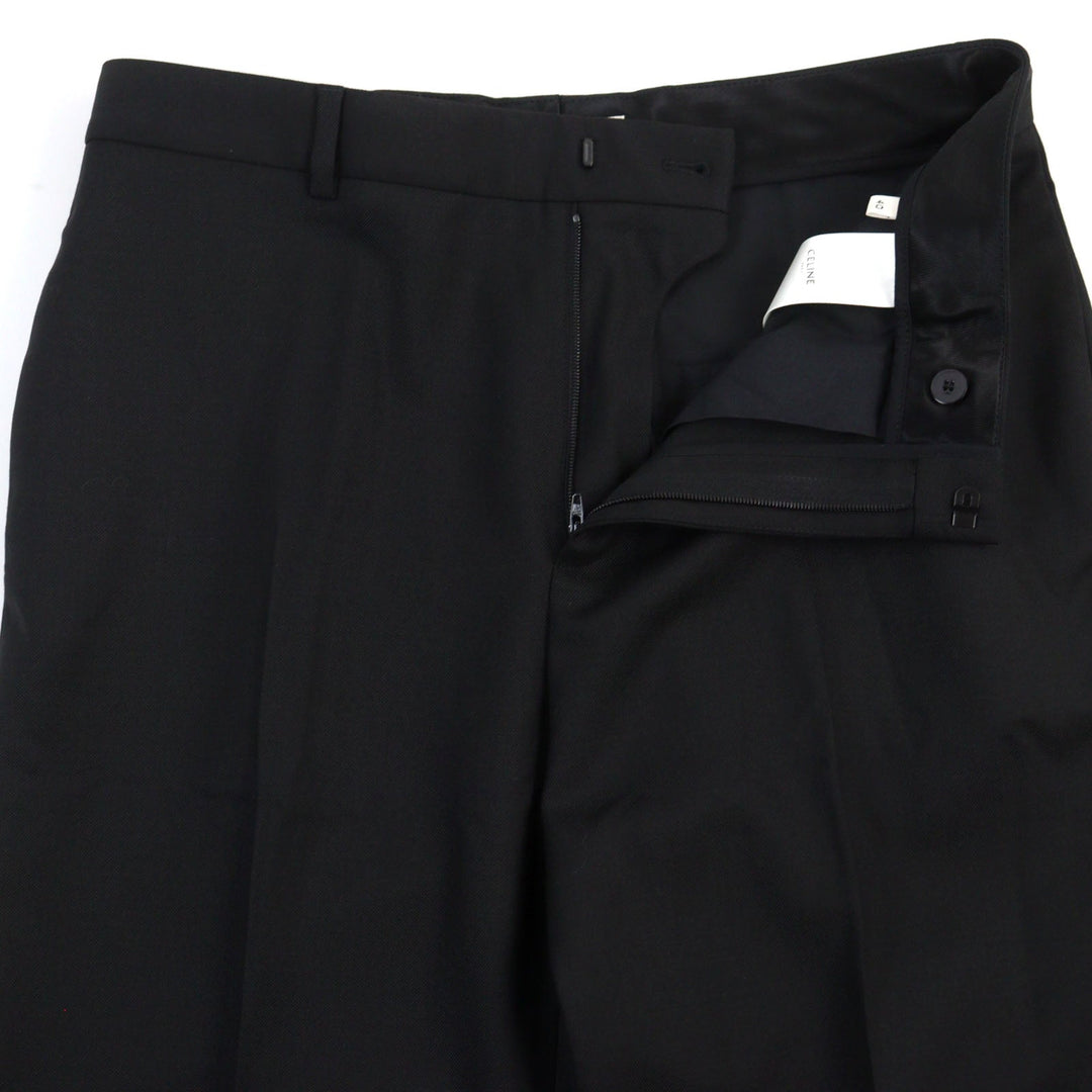 CELINE Pants 2P209673D Outer: 100% wool, Part: 100% cotton black mens 40 Used Authentic