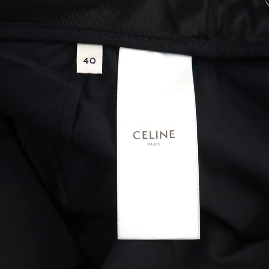 CELINE Pants 2P209673D Outer: 100% wool, Part: 100% cotton black mens 40 Used Authentic