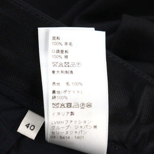 CELINE Pants 2P209673D Outer: 100% wool, Part: 100% cotton black mens 40 Used Authentic