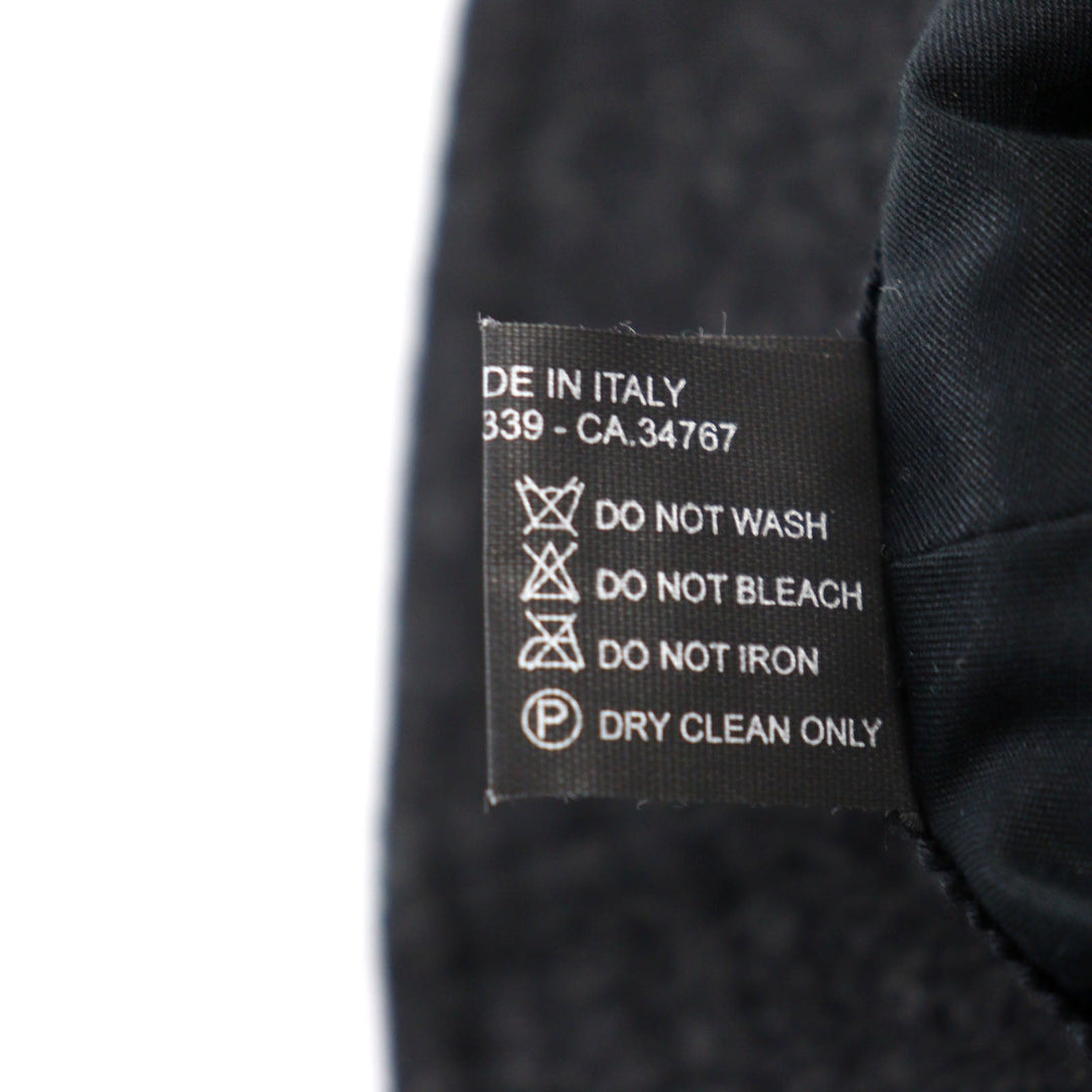 PRADA hat 2HC137 Outer: 100% wool, Lining: 100% cotton Dark gray mens M Used Authentic