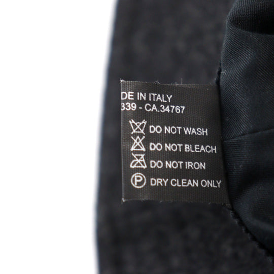 PRADA hat 2HC137 Outer: 100% wool, Lining: 100% cotton Dark gray mens M Used Authentic