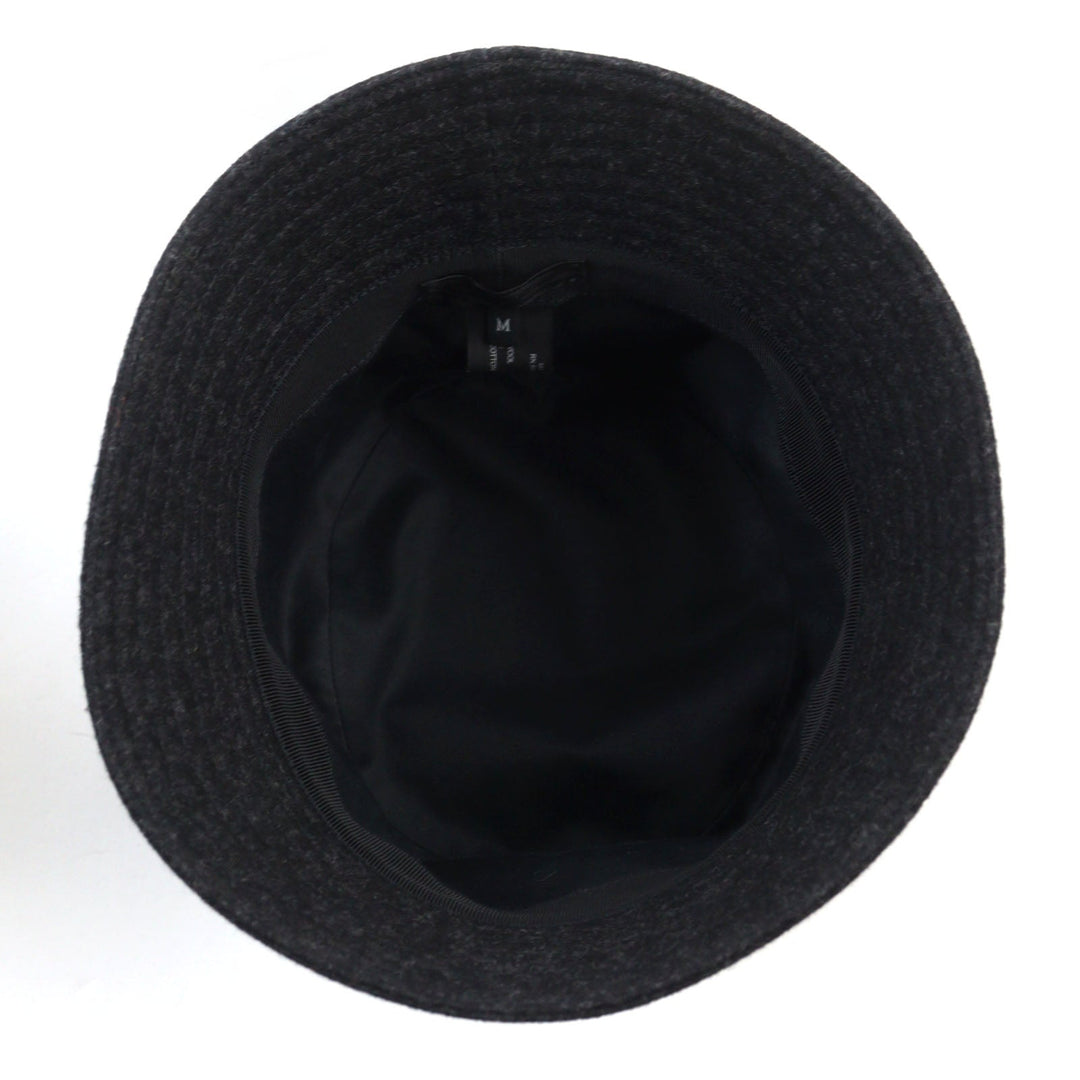 PRADA hat 2HC137 Outer: 100% wool, Lining: 100% cotton Dark gray mens M Used Authentic