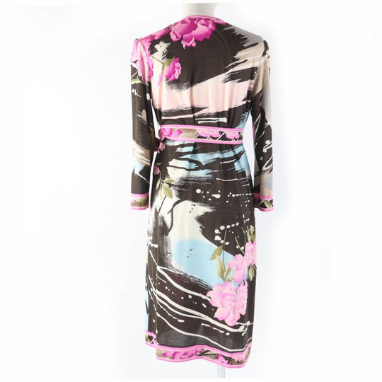 LEONARD FASHION one piece 0320101 Main: 60% wool, Main: 40% silk multicolor Women M Used Authentic
