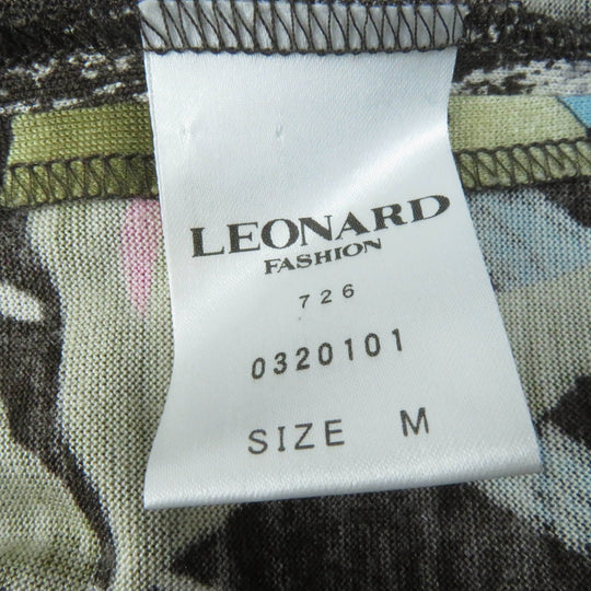 LEONARD FASHION one piece 0320101 Main: 60% wool, Main: 40% silk multicolor Women M Used Authentic