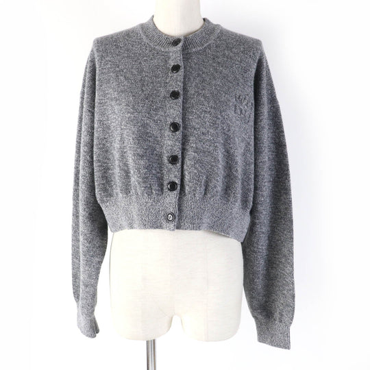 Alexander Wang cardigan 4KC4243015 cotton gray Women S Used Authentic