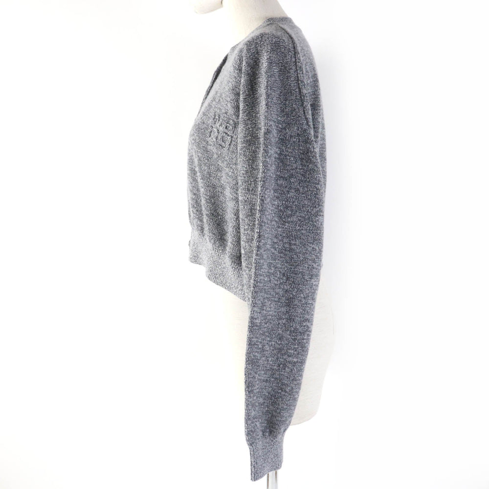 Alexander Wang cardigan 4KC4243015 cotton gray Women S Used Authentic