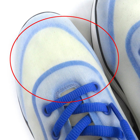 CHANEL Low cut sneakers G34763 Main: Mesh White blue mens 41 Used Authentic