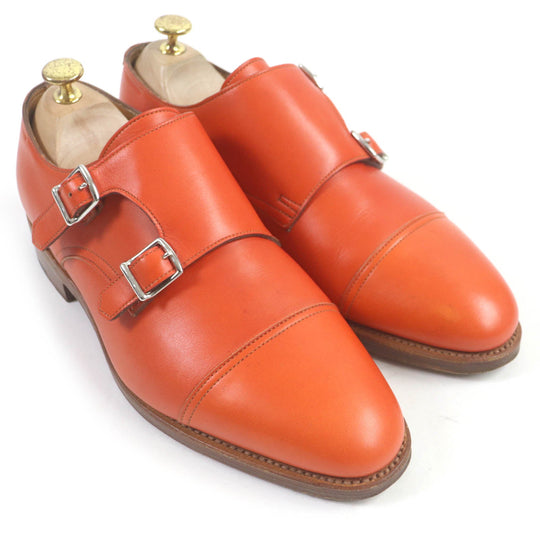 John Lobb Dress shoes Main: Leather Orange WILLIAM mens 7 Used Authentic